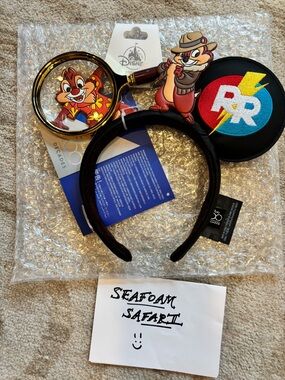 NWT Chip n Dale Disney 100 Rescue Ranger Ears